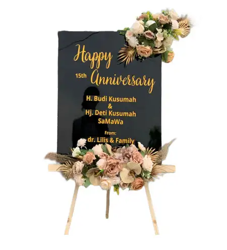 Papan Bunga Akrilik Pandangan Wetan